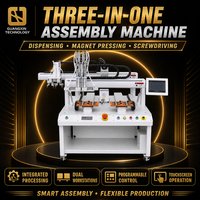 Machine de vissage automatique multi-stations avec distribution de colle et pressage magnétique pour l'assemblage électronique 700W 110-220V