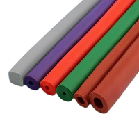 Tube en caoutchouc mousse NBR, tuyau flexible en caoutchouc EVA avec couvercle de poignée, tube éponge en caoutchouc mousse solide