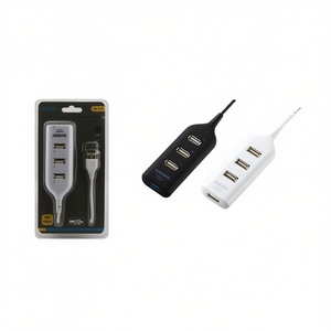 Usb Hub 1 To 4 Port <b>Splitter</b> With <b>Cable</b> For Computer And Peripheral Devices - Product Image 1