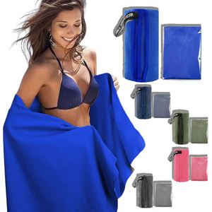 Serviette de sport en microfibre douce à séchage rapide - Différentes tailles et couleurs - Emballage en sac OPP - Utilisation pour les voyages et le camping - Product Image 1