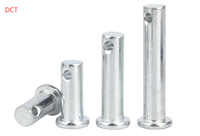 Goupille de centrage galvanisée GB882, goupille cylindrique à tête plate avec trou, goupille en T M3 M4 M5 M6 M