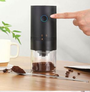 Small Cordless <b>Mini</b> Coffee Bean Grinder Portable <b>USB</b> Electric Rechargeable Coffee Grinder for Coffee Bean - Product Image 1