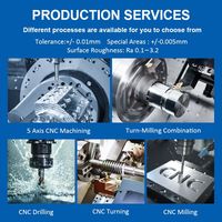 Servicios de Mecanizado CNC de Alta Precisión para Prototipos, Fresado y Torneado de Piezas de Aluminio, Latón y Acero