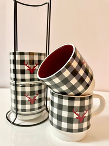 Mug de Noël en porcelaine avec design de dessin animé personnalisé, OEM, empilable, compatible lave-vaisselle et micro-ondes, réutilisable, certifié BSCI, cadeau d'entreprise - Product Image 6