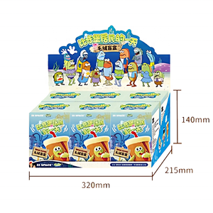 Venta al por mayor: Caja sorpresa <span class=keywords><strong>de</strong></span> peluches X11 a Day of Bikini Bottom Residents, genuinos, en stock, regalos <span class=keywords><strong>de</strong></span> moda con diseño <span class=keywords><strong>de</strong></span> dibujos animados. - Product Image 1