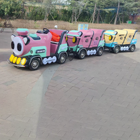 News Resort Train touristique Amusement pour enfants Amusement électrique pour enfants à l'intérieur Promenades en train sans rail dans le centre commercial