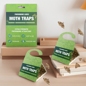 Hot Sản Phẩm Cao Cấp Đôi Mạnh Bẫy Không-Độc Hại & Mạnh Mẽ Vải <span class=keywords><strong>Moth</strong></span> Bẫy Với Pheromone Cho Quần Áo Tủ Quần Áo & Thảm Trường Hợp - Product Image 2