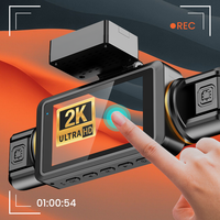 Caméra de tableau de bord 4 voies 360 degrés avec 4 caméras (avant, gauche, droite, arrière), enregistreur vidéo 2K WIFI et kit matériel 24H