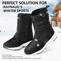 Chaussures chauffantes Chaussures chauffantes électriques Hiver Homme Graphène Rechargeable Batterie électrique Chaussures chauffantes