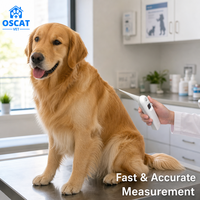 Thermomètre numérique vétérinaire OSCAT à lecture rapide avec écran LCD pour chiens, chats, chevaux, porcs, bovins, clinique vétérinaire