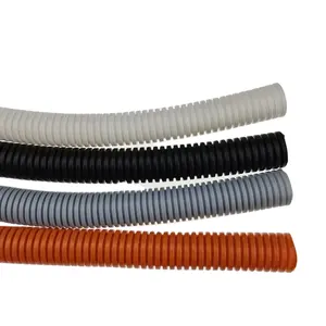 Corrugated Plastic Pipe Price Wholesale 1inch Heat Resistant PE Polyethylene Hose PE Corrugated Tube Cable Conduct Plastic Tubes Flexible Hose Pipe