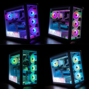Zeromaster เคสกระจกนิรภัย ATX สมาร์ทเคสพัดลม RGB เคสคอมพิวเตอร์สำหรับเล่นเกมคุณภาพสูงทาวเวอร์ - Product Image 6