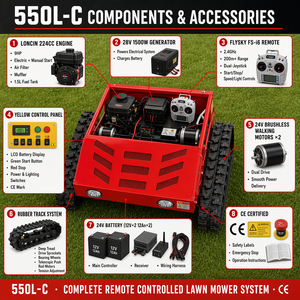 Cortadora <span class=keywords><strong>de</strong></span> Césped Robótica Autopropulsada con Control Remoto, Envío Gratuito, para Campos <span class=keywords><strong>de</strong></span> Golf - Product Image 5