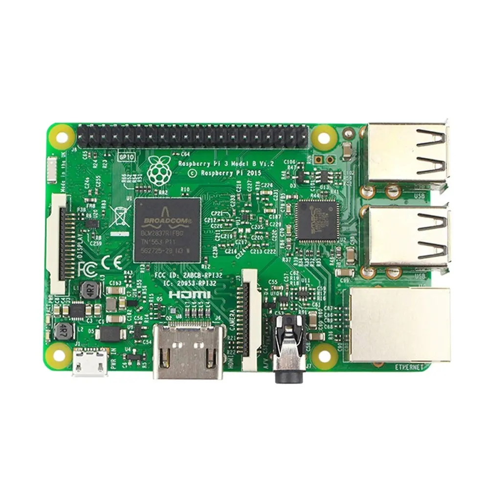 Caliente raspberry pi 3 Modelo b B Board 1GB LPDDR2 BCM2837 Quad-Core Ras PI3 B PI 3B PI 3 B con WiFi
