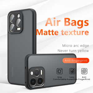 Funda Protectora Mate para Teléfono <span class=keywords><strong>Realme</strong></span> 15T 5G 14 Pro GT 5 Neo 6SE 7 8 7T Narzo 70, Carcasa Trasera Rígida de PC Transparente y TPU - Product Image 6