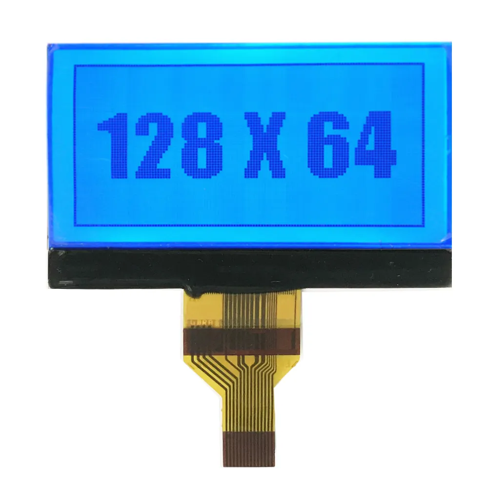 128x64 दांता ग्राफिक एलसीडी मॉड्यूल डॉट मैट्रिक्स एलसीडी डिस्प्ले एसटीएन संचरणशील आरजीबी Backlight