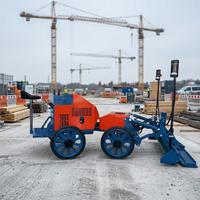 Système de nivellement laser Mega-Project 30HP |   Niveleuse à béton automatisée montée sur remorque