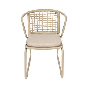 Fulin <span class=keywords><strong>Nisco</strong></span> เชือกผูกลูกออกแบบเก้าอี้อลูมิเนียมลานสวนพักผ่อนกลางแจ้ง - Product Image 5