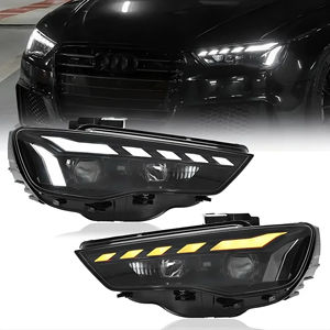 Ensemble de phares <span class=keywords><strong>LED</strong></span> améliorés pour Audi A3 2013-2019 RS5 Style DRL Lentille de projecteur de clignotant séquentiel Plug and Play - Product Image 1