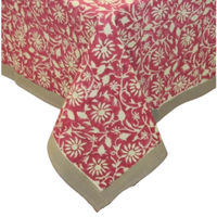 Nappe personnalisable en polyester imprimée par sublimation à motif cachemire rouge, lavable, multicolore, pour la maison, l'hôtel et les fêtes, vente en gros