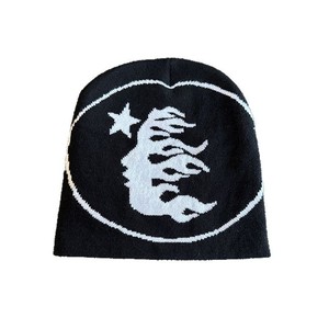 Bonnets Hip-Hop American Star personnalisés, broderie 3D, 100% acrylique, <span class=keywords><strong>bonnet</strong></span> chaud à enfiler, couleurs contrastées, hommes femmes - Product Image 4