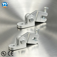 Pince de fixation robuste pour poutre, attache structurelle antisismique, pince de poutre QT450 en fonte ductile pour bâtiments résistants aux tremblements de terre