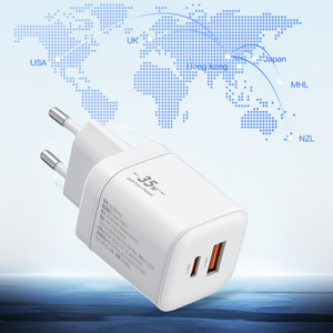Factory Direct Externa Dual Pd <span class=keywords><strong>30W</strong></span> 35W GaN Adaptateur mural pour téléphone portable <span class=keywords><strong>Chargeur</strong></span> Usb c pour Galaxy LG <span class=keywords><strong>iPhone</strong></span> 11 12 <span class=keywords><strong>13</strong></span> 14 15 16 Pro Max - Product Image 5