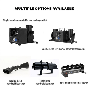 Canon à confettis électronique télécommandé à 4 têtes pour révélation du sexe, mariages, scènes et événements festifs - Product Image 2