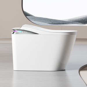 Cao cấp mới nóng bán nhà vệ sinh thông minh đầy đủ tự động thông minh <span class=keywords><strong>WC</strong></span> phòng tắm gốm sàn gắn một mảnh nhà vệ sinh - Product Image 6