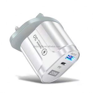 20W PD & QC3.0 Fast Charging Travel Charger with Interchangeable US/EU/UK <b>Plugs</b> Compatible for iPhone 16/17 and More - Product Image 6