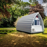 Le cadre en acier qui respecte l'environnement AH-FC5101 minuscule loge la Chambre préfabriquée pour la vie