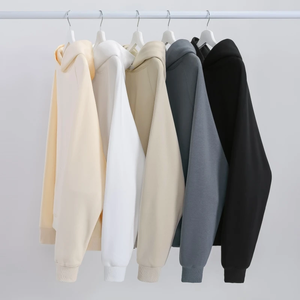 600G <b>Silver</b> Fox Fleece Batwing Sleeve Pullover Hoodie Unisex for Men Women - Product Image 1