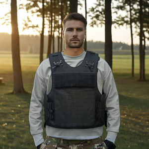 Sturdyarmor Chaleco Tactico Qilet TactiqueレーザーカットモールプラスサイズXXL1000Dオックスフォードブラックセキュリティプレートキャリアタクティカルベスト - Product Image 4