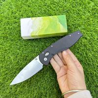 Couteau de poche 621AR Sharp à lame épaisse, manche G10 noir, couteau de camping, couteau de survie pliant à pointe tombante avec clip ceinture pour activités de plein air