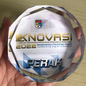 Prensapapeles de Cristal K9 en Blanco al por Mayor, Prensapapeles de Cristal con Logotipo 3D Grabado Personalizado para Decoración de Escritorio de Oficina - Product Image 4