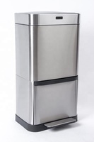Poubelle à pédale chaude 70l, vente en gros, économie d'énergie automatique, grand tiroir carré, poubelle de cuisine, bureau d'hôtel, capteur, 2022