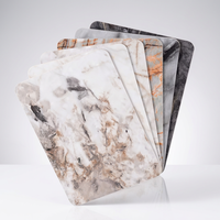 Panel de Pared Impermeable SPC, Revestimiento con Efecto Piedra Ligera para Duchas e Interiores de Baños