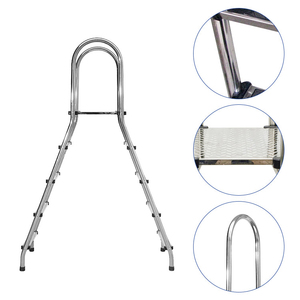 Échelle de <span class=keywords><strong>piscine</strong></span> Water Show double face en acier inoxydable de qualité 304, durable pour piscines enterrées et hors sol - Product Image 6