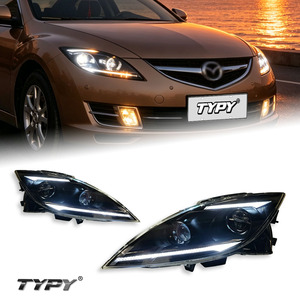 Conjuntos de faros delanteros TYPY para Mazda Atenza 2009-2016, faros LED con luces de circulación diurna y direccionales secuenciales - Product Image 1
