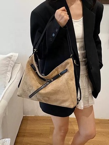 Wholesale Lady Vintage Three-Strap <b>Zip</b> Closure National Style PU Portable <b>Tote</b> Bag Fashion Large Capacity Women Shoulder Bag - Product Image 5