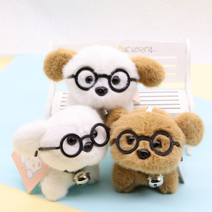 Peluche de chiot mignonne en gros, porte-clés doux, couverture personnalisée en fourrure, peluche super douce, cadeau promotionnel - Product Image 3