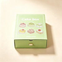 Boîte à gâteau écologique personnalisée de qualité alimentaire avec votre LOGO, boîtes à biscuits, à pain, à pâtisserie, à beignets, à macarons, à desserts