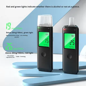 Neuer hochauflösender Atemalkoholtester mit Blasfunktion, hochpräzises Alkoholmessgerät für den Hausgebrauch, Black Cat Nr. 1 - Product Image 2