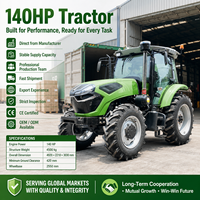 Tractor de Ruedas LAWNIO que Cumple con los Estándares Internacionales, Motor de 6 Cilindros, PTO de Doble Velocidad para Grandes Operaciones Agrícolas, Tractor 4x4