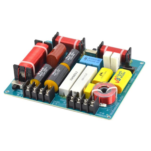 3 Way 350W Professional Speaker Frequency Divider KTV Stage Home Theater 3 Unit High Power Audio Crossover Filters