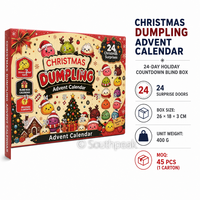 Calendrier de l'Avent Southpeak Toy : 24 Boîtes Mystères de Jouets Squishy à Remontée Lente – Cadeau de Compte à Rebours de Noël – Jouets à Presser