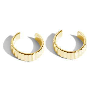 Unique Design <strong>Earrings</strong> 925 Sterling Silver <strong>Infinity</strong> Ear Cuff Gold Plated Cuff <strong>Earrings</strong> - Product Image 3