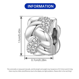 สร้อยข้อมือทองแดงสีขาวถักลูกปัดดีไซน์เฉพาะสุดหรู งานแฮนด์เมด DIY พร้อมจี้ห้อยแฟชั่นสำหรับผู้หญิง ขายดี - Product Image 5