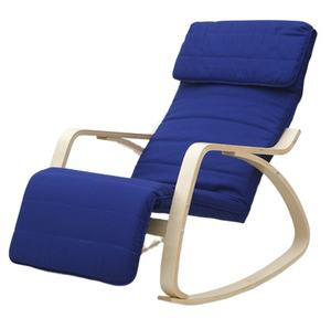 Schaukel stuhl mit Fuß stütze Liegestuhl mit günstigerem Preis Höhen verstellung Schaukel stuhl im nordischen Stil - Product Image 3