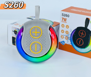 Meilleure vente S260 Bt Music Active Wireless Party Mini Round Shape Portable Gaming Bt Sound Equipment Speaker <span class=keywords><strong>Sexy</strong></span> Bass Aux - Product Image 5